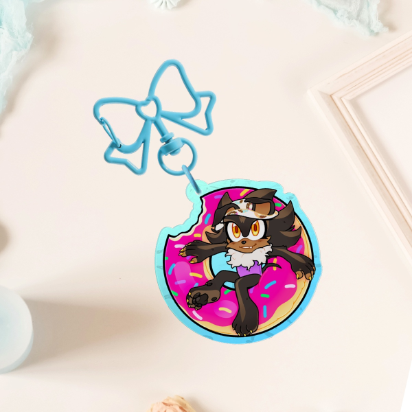 Mari  Colored Edge Acrylic Keychains