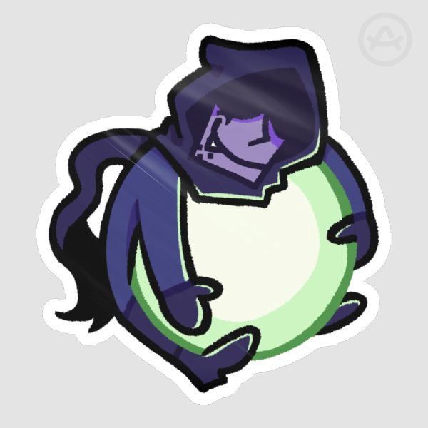 Shadowy Figure's Glorb - Die Cut Sticker