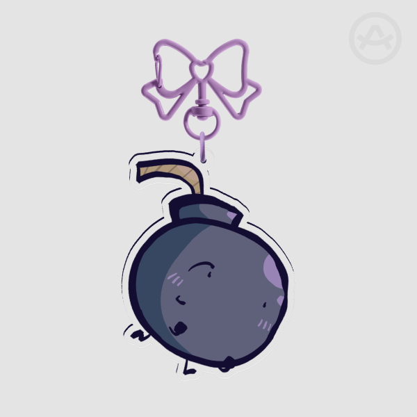 Bomby BFDI --- Classic Acrylic Keychain
