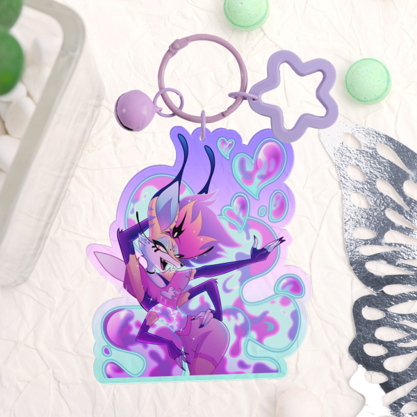 Queen Bee Acrylic Keychain