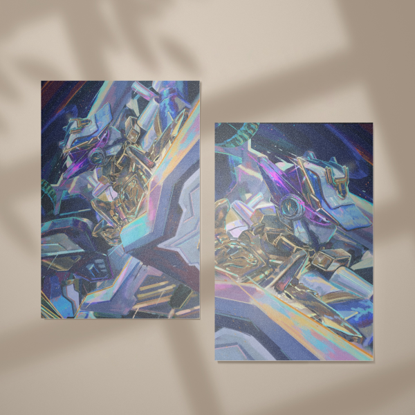 Blue Cop Trinity - Galaxies Punisher Print