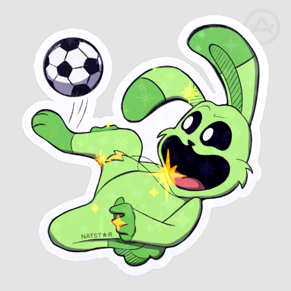Hoppy Hopscotch Poppy Playtime Die Cut Stickers