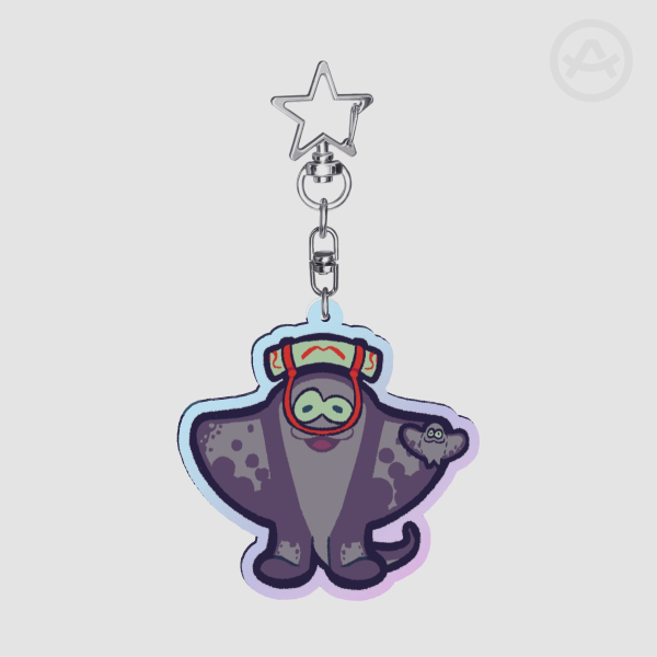 Big Man Rainbow Keychain