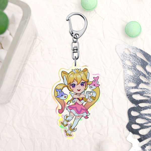 Mythic Juno Broken Glass Acrylic Keychains