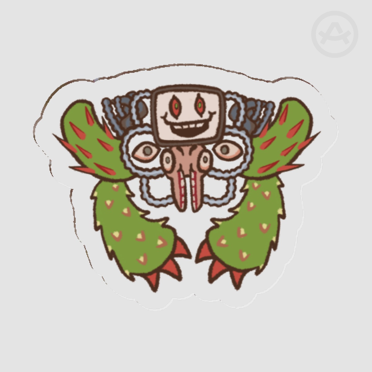 Acrylic Pin | Undertale - Omega/Photoshop Flowey - 3.5cm
