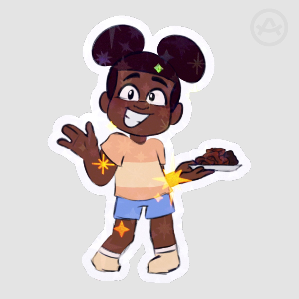 Amanda The Adventurer Die Cut Stickers