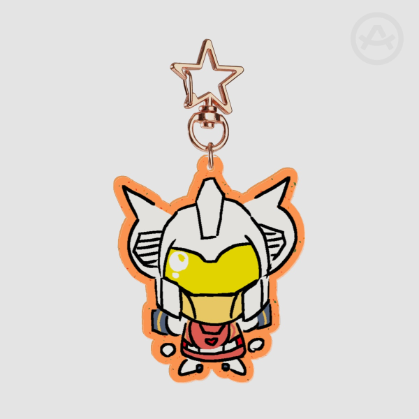 MTMTE Chromedome Doodle Keychain