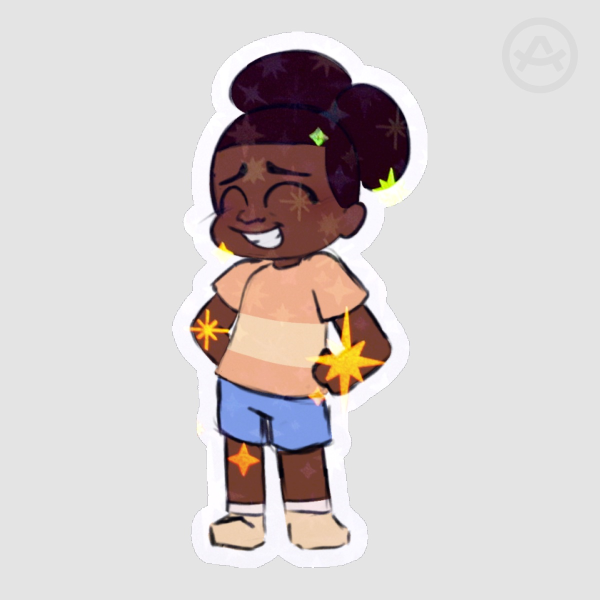 Amanda The Adventurer Die Cut Stickers