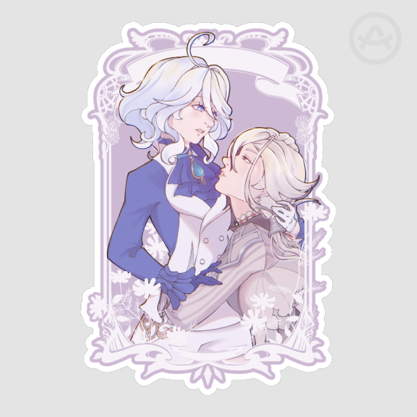 Arlecchino & Furina Sticker