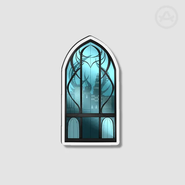 Amaurot Window Shaped Fridge Magnets - 2.36"