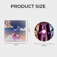 Ponytoyz - Acrylic CD Keychain