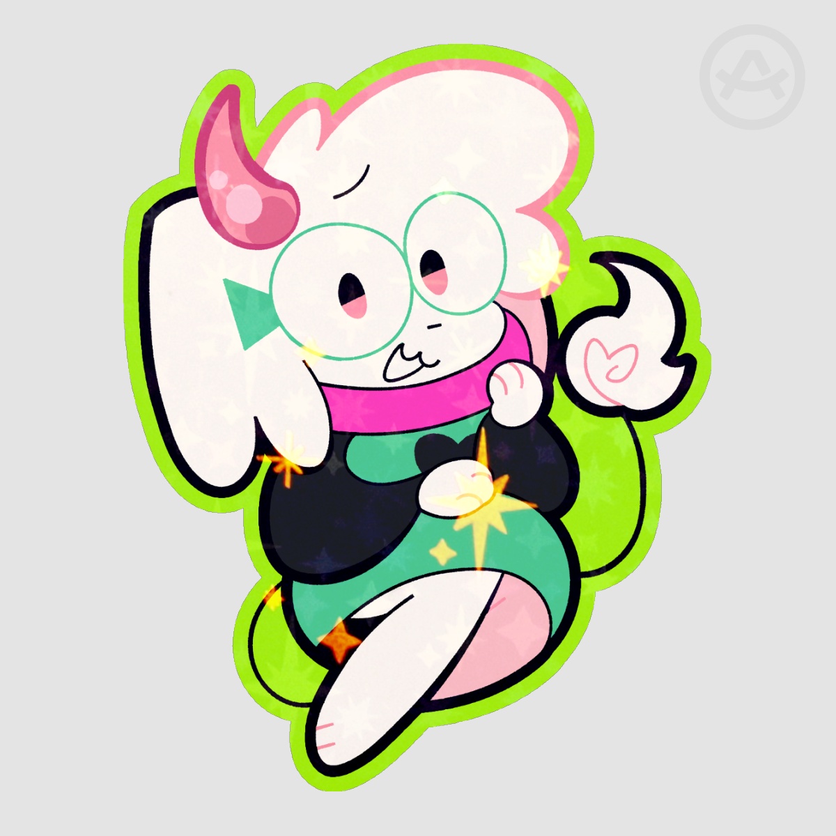Ralsei Die Cut Sticker