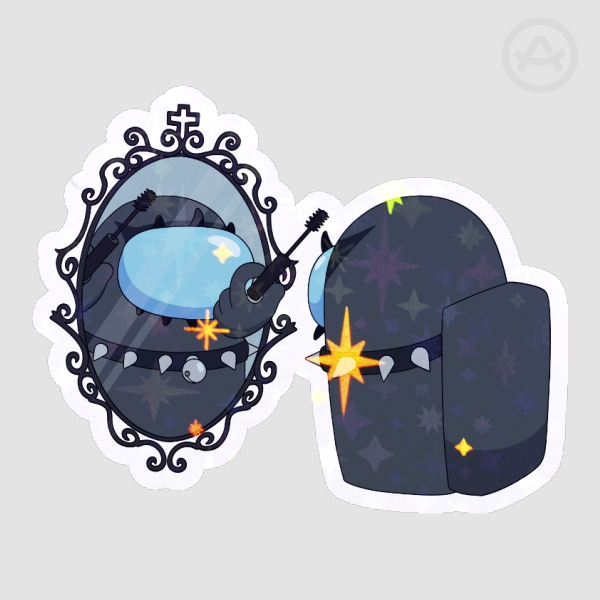 Black Among Us Halloween/Fall Die Cut Stickers