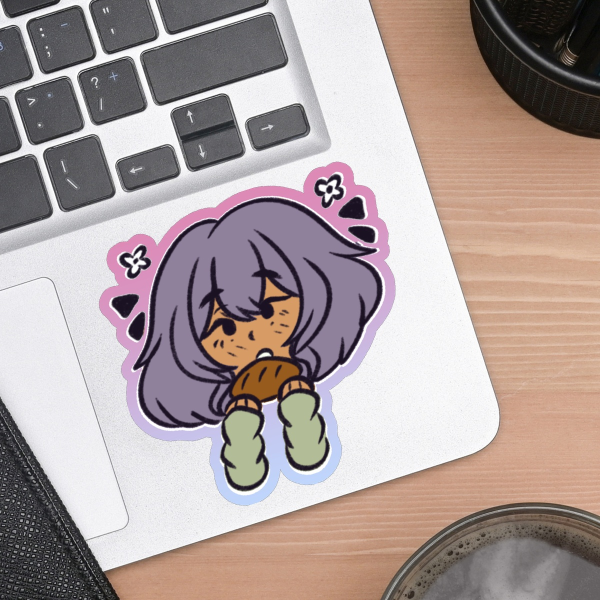 Lady of Light: Dawn Le Beau||Colored Edge Die Cut Stickers