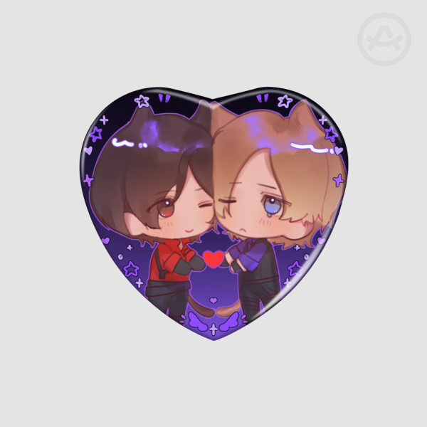 Aeon - Leon S. Kennedy & Ada Wong Heart Badge (Resident Evil 6)