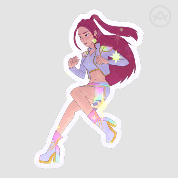 Mira Kpop Demon Hunters Die Cut Stickers