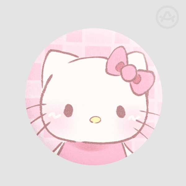 Hello Kitty Plush Badge