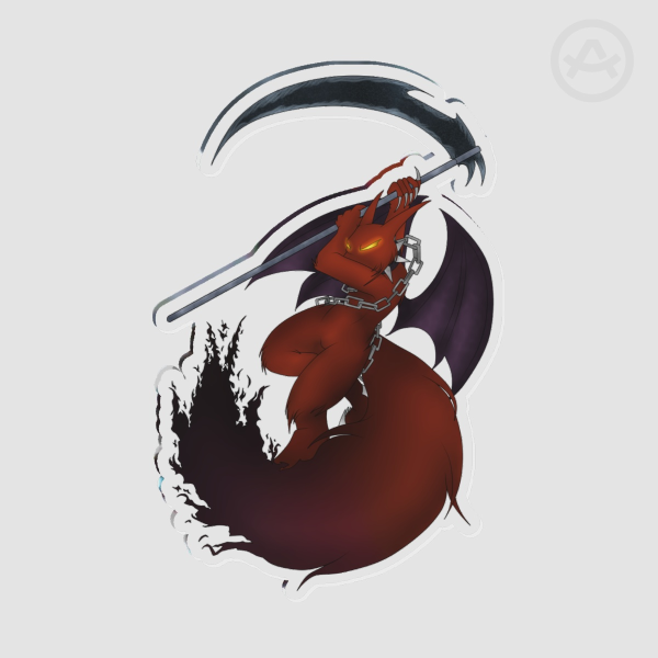 Demon Lord Galm Acrylic Pins