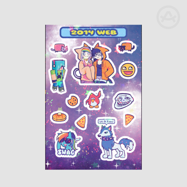 2014 Nostalgia Sticker Sheet