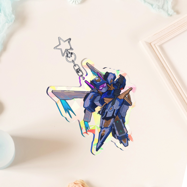 Blue Cop Trinity - Keychain (100mm)