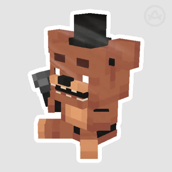 3 Inch Five Nights at Freddy's - Freddy Fazbear Sticker