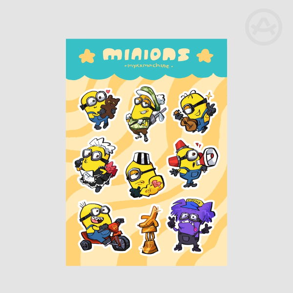 Minionsss Sticker Sheet