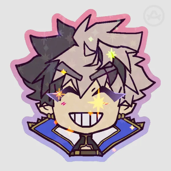 Colored Edge Die Cut Stickers