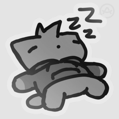 Stinker Eepy Clear PET Vinyl Die Cut Sticker