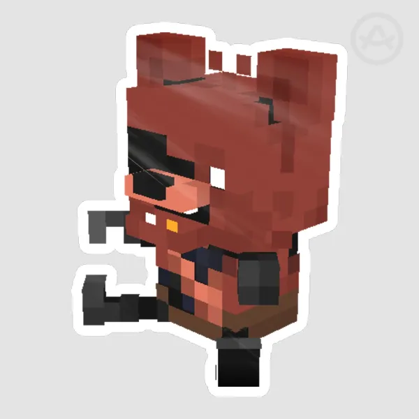 3 Inch Five Nights at Freddy's - Foxy the Pirate Sticker