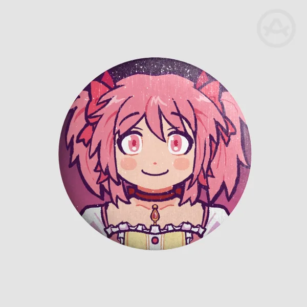Madoka Kaname Round Badge