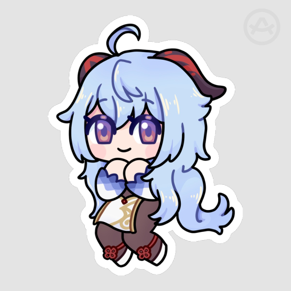 Ganyu - Die Cut Sticker