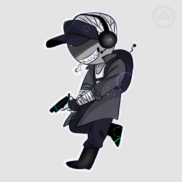 Deimos MC Cool Sticker