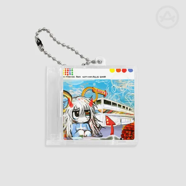 NOTHING FEELS GOUDA (ACRYLIC CD KEYCHAIN)