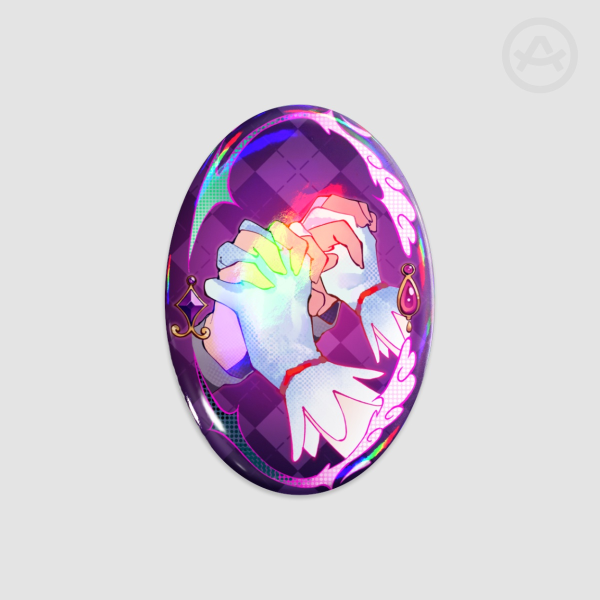 MadokaHomura Holographic Button
