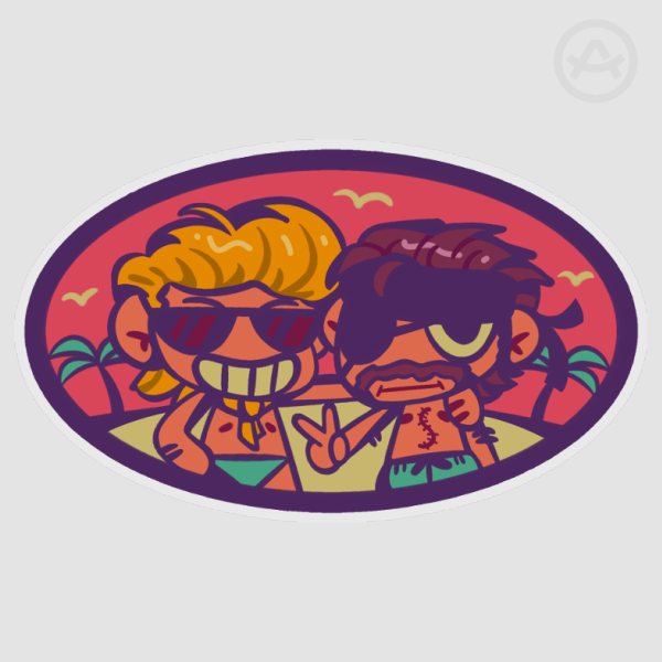 Kazuhira Miller & Big Boss - Metal Gear Solid: Peace Walker sticker