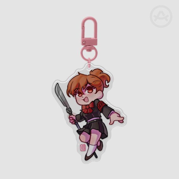 Persona 3 Portable | Kotone Shiomi | Epoxy Clear Acrylic Keychain