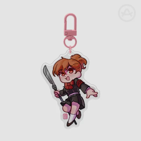 Persona 3 Portable | Kotone Shiomi | Epoxy Clear Acrylic Keychain