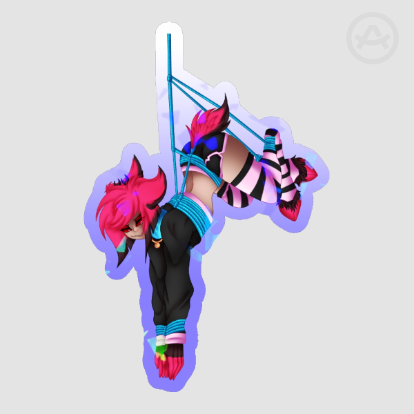 Tied Deer Sticker