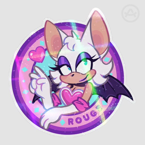 Rouge the Bat holo Sticker