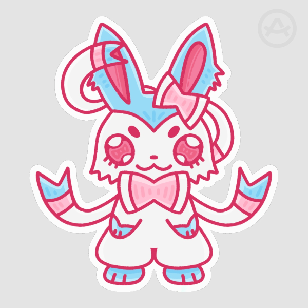 Sylveon Trans Pride Sticker