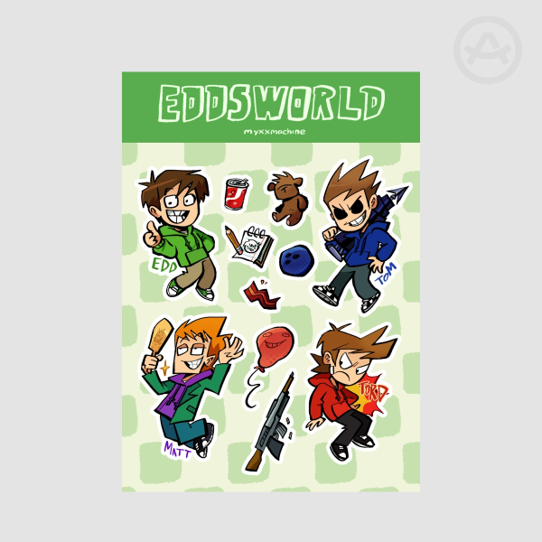 Eddsworld Sticker Sheet