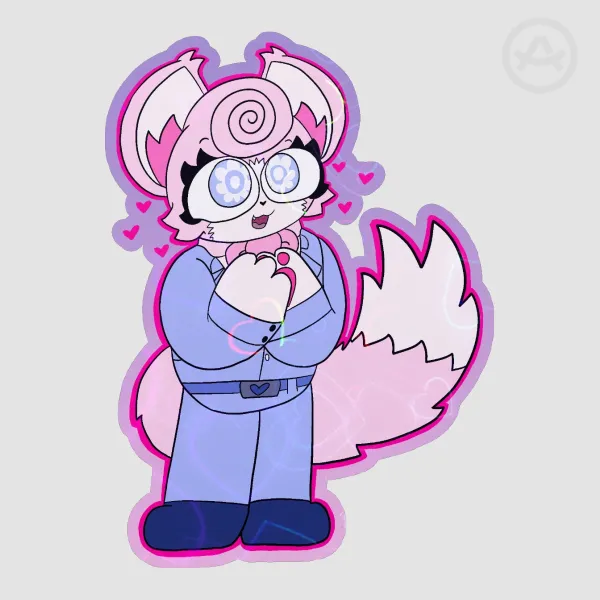 BloodMoney | Harvey Harvington Heart Holo Sticker