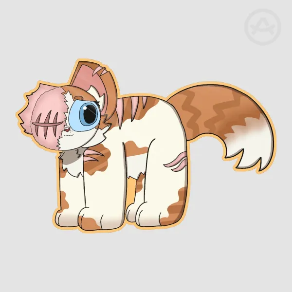 Warrior Cats | BrightHeart Glossy Sticker