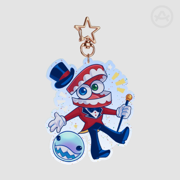 Caine & Bubble | Acrylic Keychain