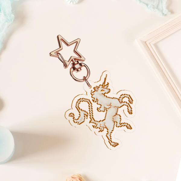 Elegant Cerni Acrylic Keychains