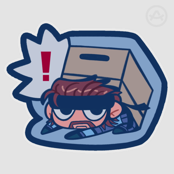 Solid Snake - Metal Gear Solid sticker