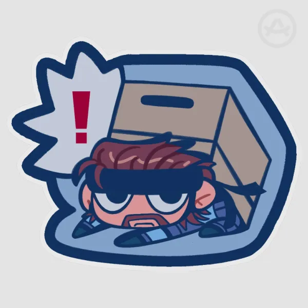 Solid Snake - Metal Gear Solid sticker