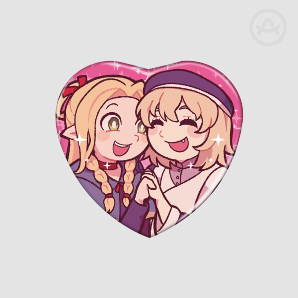 Farcille Heart Shape Badge