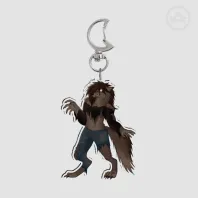 werewolf woman fullbody keychain