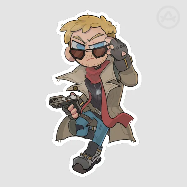 Jones Glossy Sticker